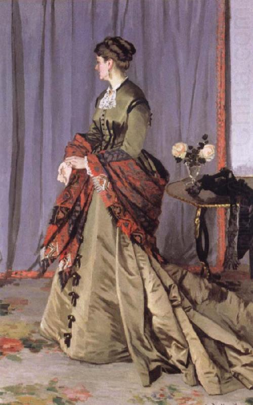 Claude Monet Portrait of Madame Louis Joachim Gaudibert china oil painting image